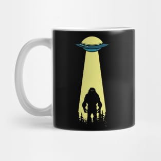 bigfoot ufo Abduction Sasquatch Mug